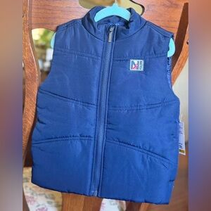 Nautica Dark Blue Quilted Vest